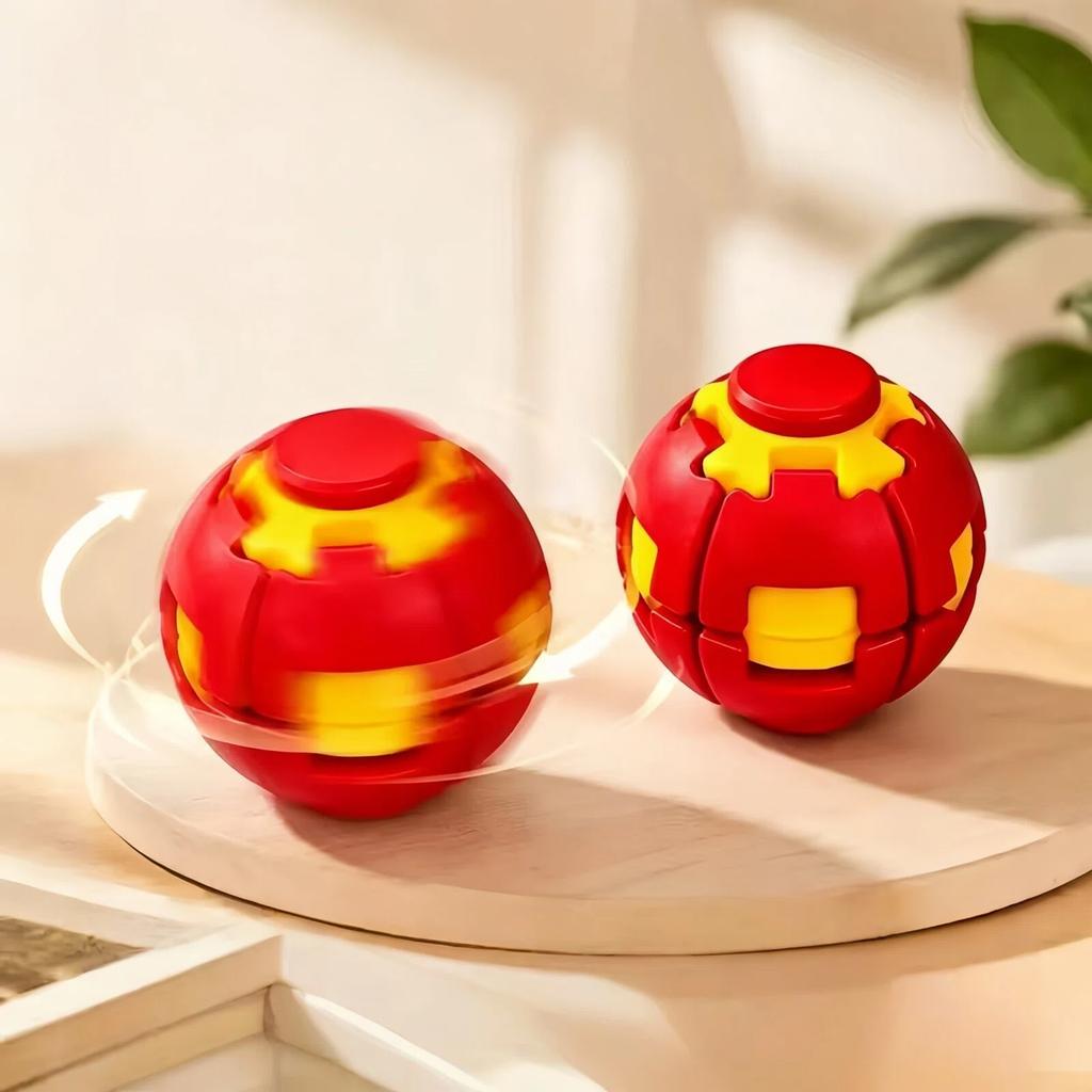 3D Printed Rotating Stress-Relief Gyro Ball, Portable Handheld Spinner Toy, Helps Relieve Anxiety And Improve Focus, Birthday Gift