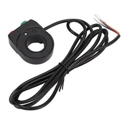 2 In 1 Motorcycle Horn Headlight Switch Bicycle Headlights Horn Turn On Off Switch Button for Scooter Electric Bike