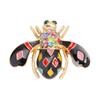 Insect Bee Brooch Enamel Pin Pearl Rhinestone Crystal Corsage Cardigan Coat Collar Brooches For Women Men Jewelry