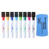 Pen Magnetic Dry Erase Fine with Back To School Supplies Mr. Markers, 8-Pack, Point, Eraser,