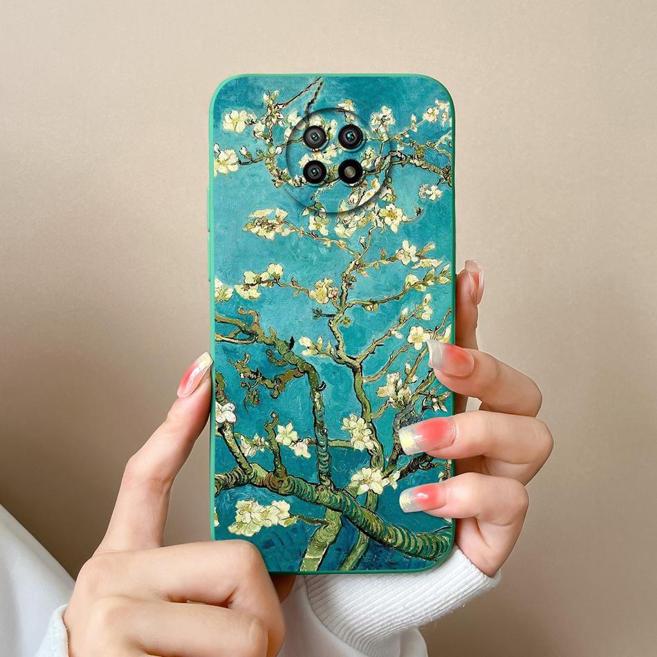 For Redmi Note 9T 9S Case Cute Trendy Back Cover For Xiaomi Redmi Note 9 S Note9t Soft Liquid Silicone Full Cover Design Fundas