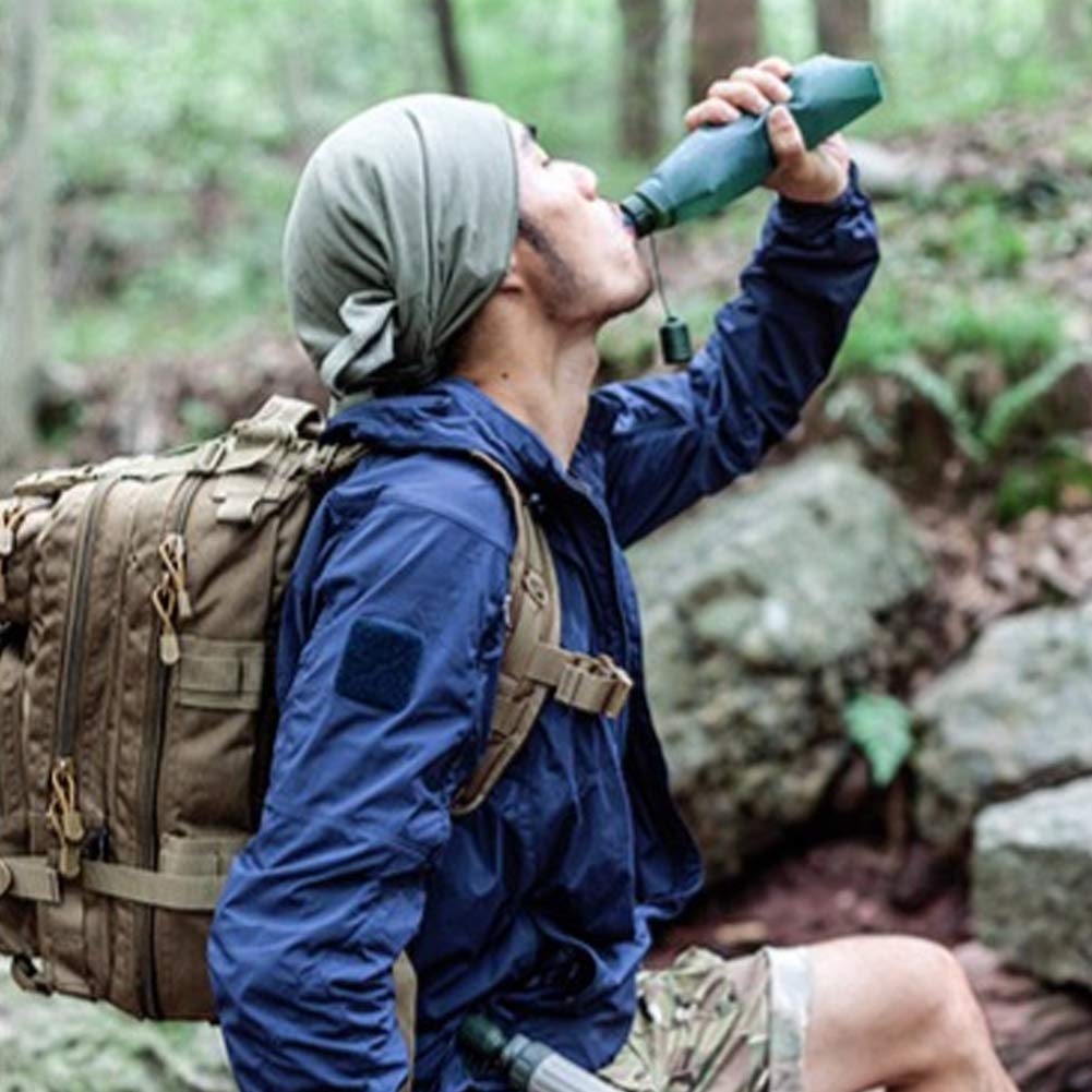 Cangad Foldable TPU Water Sports Water Hiking Hydration Water Carrying Ideal for and Easy To 500ml Bottle, Bottle, Bag, Bag, Camping, Cycling, Hiking,