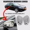 For 2008 2009 2010 2011 2012 2013 Honda Accord Rearview Mirror Cover Caps Chrome
