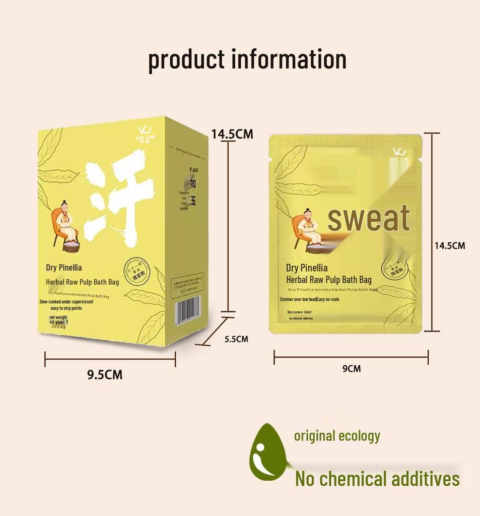 Mugwort Herbal Foot Bath: Instant Dissolving Foot Soak Bags for a Relaxing, Sweat-Inducing Experience