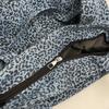 Denim Shoulder Bag Women's Large Capacity Shopping Bag Leopard Print Tote Bag Student Commuter Bag