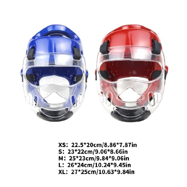 Full Guard Boxing Face Mask Helmet Professional NBR PVC Build Nonslip Design For Intensive Martial Arts Practice