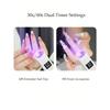 1 st Portabel UV LED-nagellampa Handhållen UV-lampa för naglar, Professionell nageltorklampa för gellack Snabbhärdande lampa DIY Manikyr Nagellackverktyg