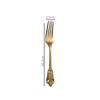 304 Stainless Steel Palace Style Tableware Embossed Western Dinnerware Cutlery Steak Knife Fork Spoon Teaspoon Kitchen Gadgets