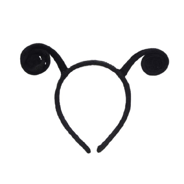 Adult Teen Lovely Ant Antenna Shape Headbands Plush Hair Hoop Makeup Live Broadcast Cosplay Halloween Party Headpieces 1