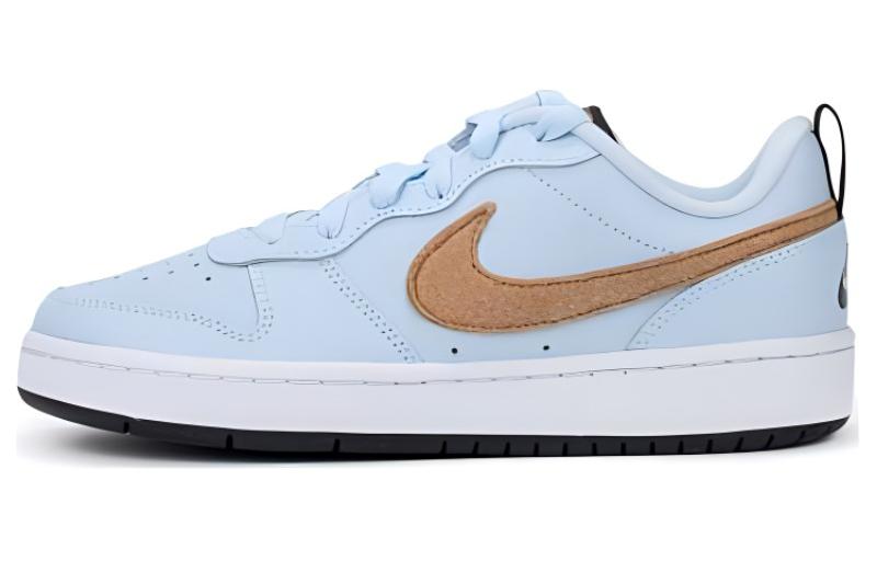 Nike Court Borough Low 2GS  Blue Brown White  Gs CQ4015-400 36.5