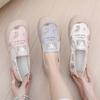 Women's Shoes 2025 Cross-border Spring New Thick-soled Breathable Casual Round Head Single Shoes Mother Shoes