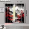 2pcs   Print Curtains 2D print Landscape Durable Polyester (without rod) Decorations Inside Use for Bedroom   Living Room