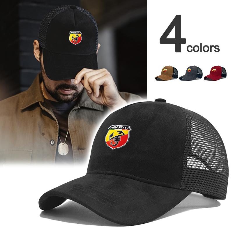 For Fiat Abarth 595 Abarth 500 Abarth 124 Spider Emblems Baseball Cap Men Women Hat Sun Outdoor Summer Sports Hats Adjustable