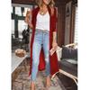 Fashion Loose Gold Velvet Stretch Mid Length Trench Coat