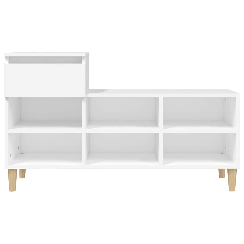Shoe Rack White 102 x 36 x 60 cm Engineered Wood