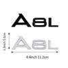3D ABS A4L A6L A8L Q3 Q5 Q7 Letters Emblem Car Body Rear Trunk Logo Sticker For f2 Q L Series A1 A3 A4 B8 A5 A6 A7 Accessories