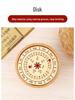 Adjustable Wooden Sundial Perpetual Calendar, Desktop Ornament and Timer for Home or Office Decor