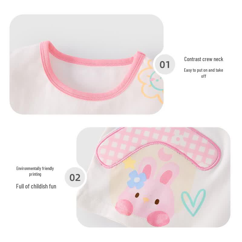 JELLYBABY Girls' Short Sleeve T-Shirt