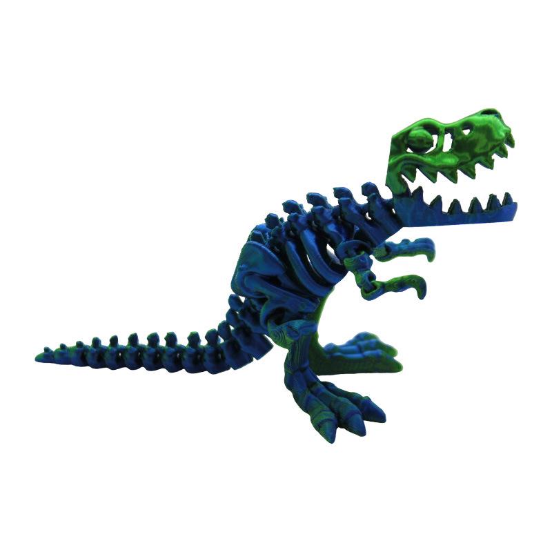 3D Printed Movable Tyrannosaurus Rex Figure - Creative Children's Day Ornament Toy