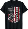 T-shirt Abraham Lincoln che suona la chitarra 4 luglio 250° Anniversario