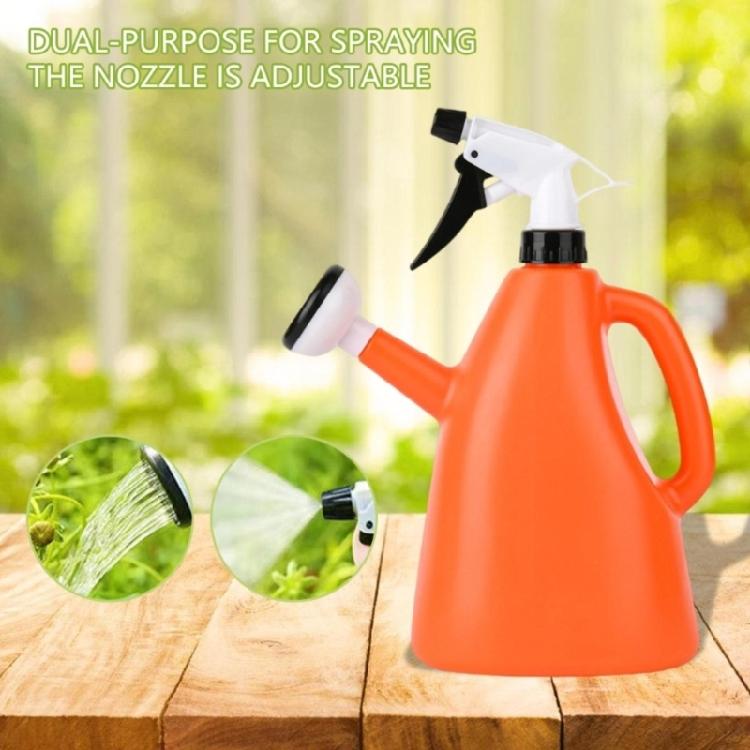 2 In 1 Adjustable 1L Plastic Watering Can For Indoor Garden Pressure Sprays Plant Watering Can Gardening Supplies