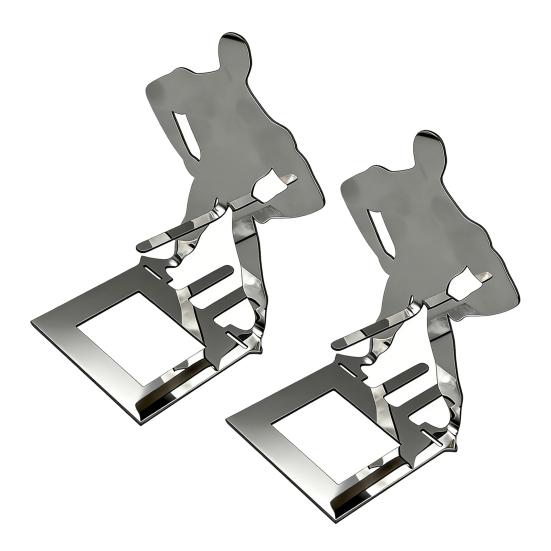 Muscle Man Hot Dog Holder Stainless Steel Sausage Grilling Rack for BBQ Camping Funny Birthday Gift for Men Dad