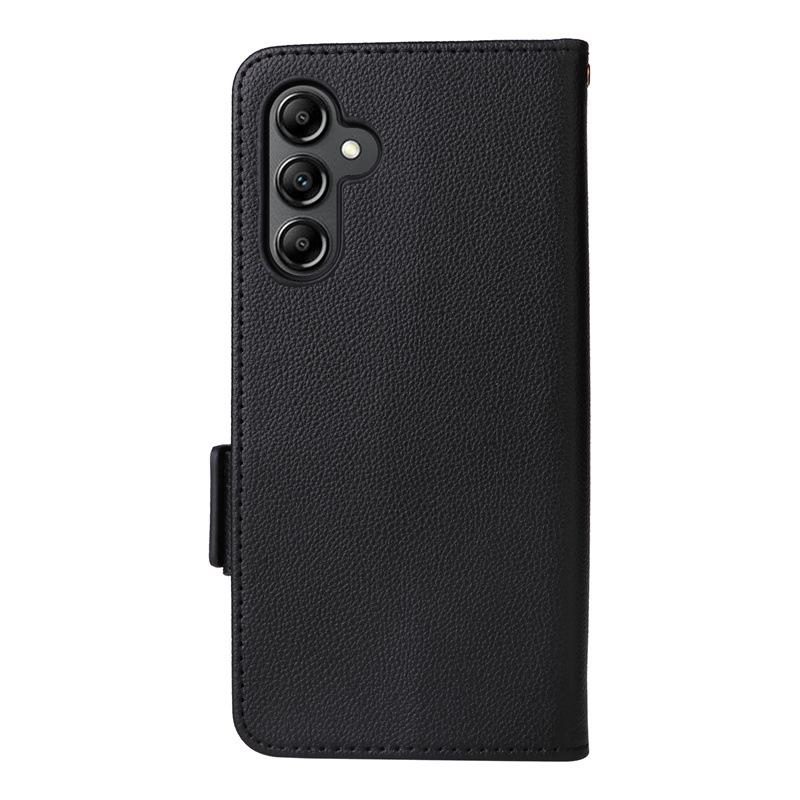 Samsung A15 Phone Case: Leather Cover with Card Holder, Stand, and Lanyard for 4G/5G Models