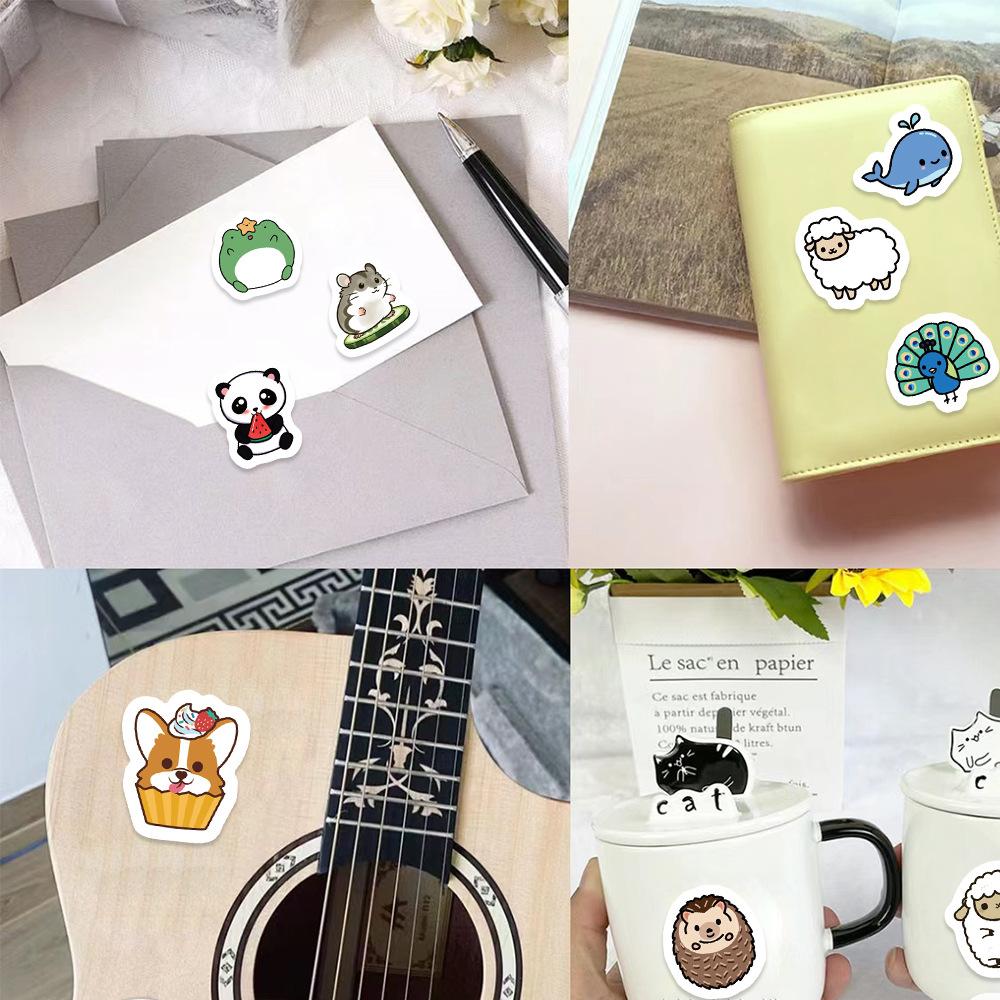 100-500pcs Animals Pandas Cartoon Graffiti Stickers DIY Phone Guitar Laptop Notebook Suitcase Waterproof Sticker Kids Toy