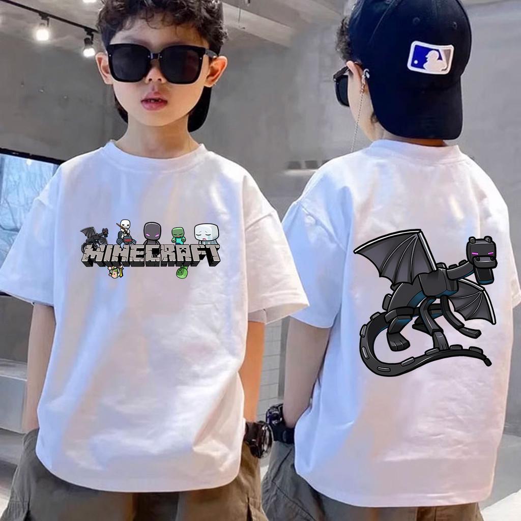 Summer Children's Short Sleeved Shirt with Double-sided Printed Fashion T-shirt