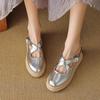 New High-end Niche Thick-soled Mary Jane Shoes Inner Height-increasing Bag Head Slippers Women's Summer Wear High Heels