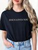 Jesus Loves You Letter Print Women TShirts Summer Breathable Soft Tees Street Fashion Short Sleeve Casual Sport Loose Clothes