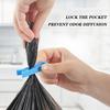 10/20pcs Creative Garbage Barrel Clips - Anti-Slip, Divider, Space-Saving, Easy-to-Use, Durable Plastic Home Supplies
