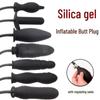 Silicone Inflatable Anal Plug for Couples - Adult Sex Toy for Anal Expansion