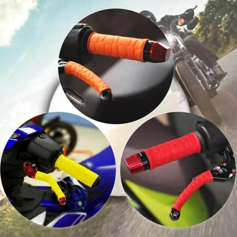 Universal Motorcycle Handlebar Grip Brake Clutches Lever Cover Protector Rubber Bar Brake Handle Silicone Sleeve New