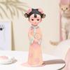 Girl Resin Statue Miniature Figurine Gift Doll Toy Folk Dress Decoraitve Sculpture Traditional