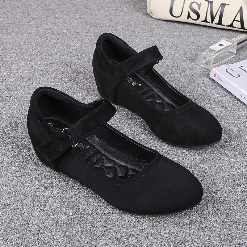 Nurse Soft Sole White Wedge Mary Jane Loafers - Comfortable Spring Shoes for Women