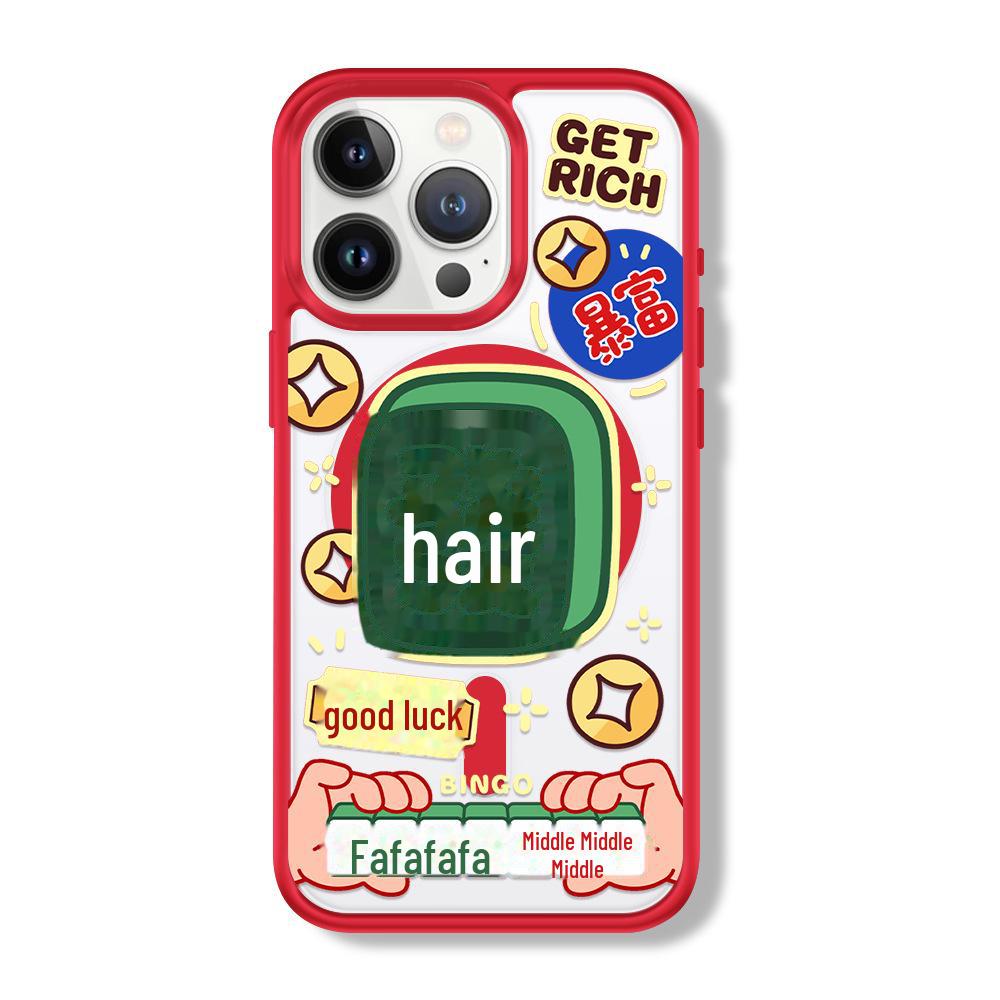 

Матовый магнитный чехол Zhitai для iPhone 15/14/13/12/11 - Модель к Новому году iPhone 15 Pro Max