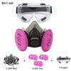 6200 Dust Gas Respirator Half Face Dust Mask With 2097 Filter For Painting Spraying Organic Vapor Welding Grinding Work Safety
