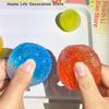 Sensory Stress Reliever Reusable Slushie Squeeze Ball with Crunchy Crackling Noise Creative Moldable Fidget Putty for Kids Adult