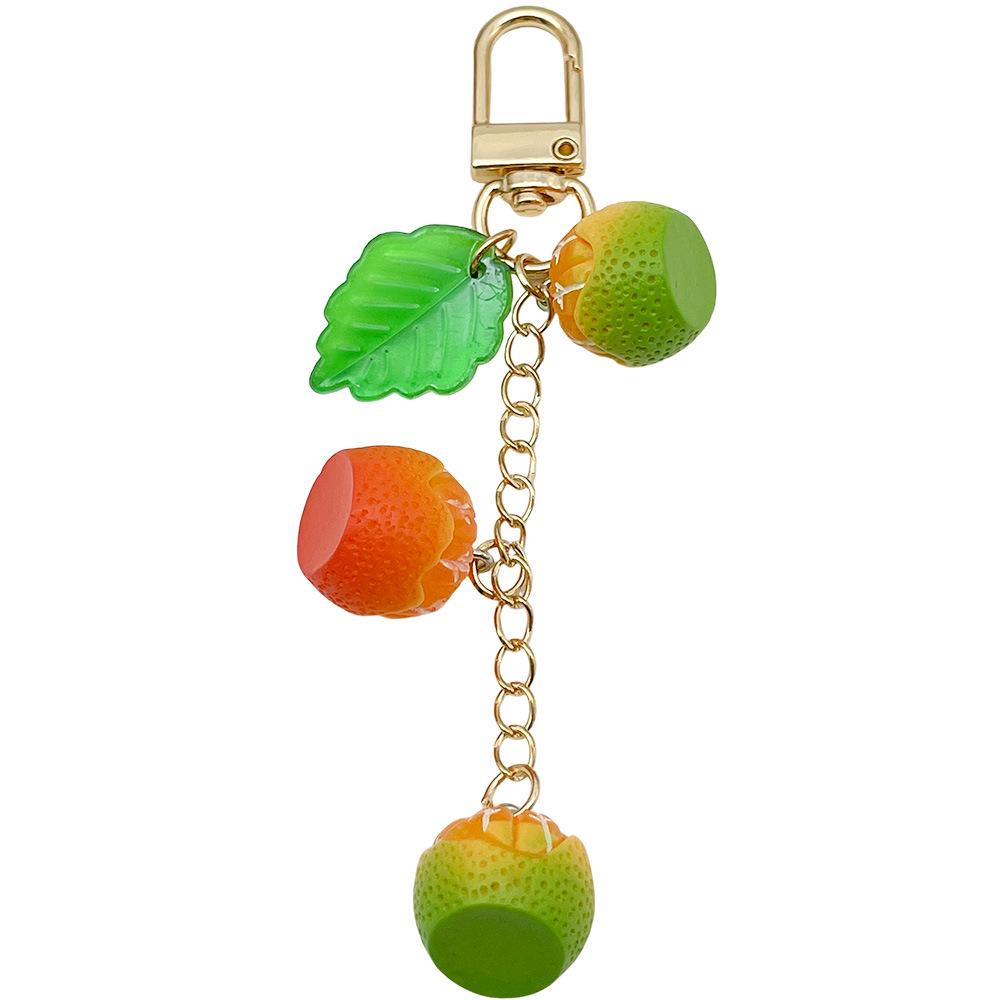 3D Strawberry Keychain: Fashionable Resin Fruit Bag & Car Ornament for Women