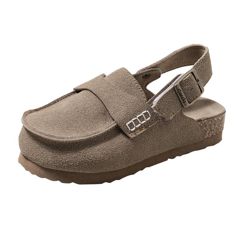2024 Retro Soft-Soled Toe Shoes for Medium and Large Children - Spring and Autumn Trendy Casual Sandals for Boys