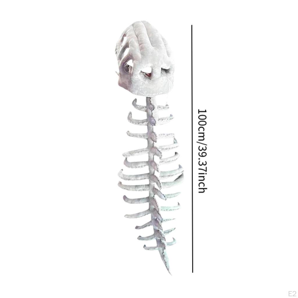 Halloween Dinosaur Skeleton Spine Costume Cosplay Outfit for Men Women Events