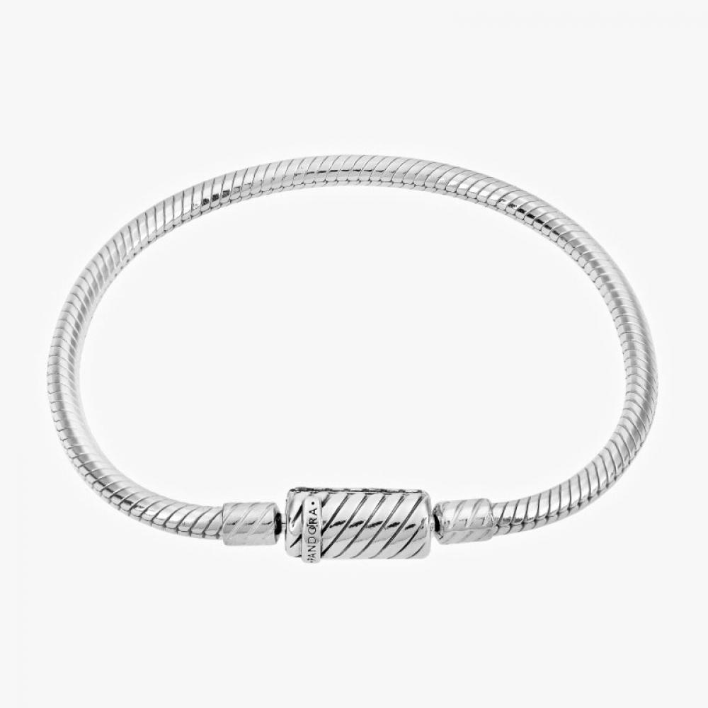 Pandora 590122c00 Moment Magnetic Clash Schlangenketten Armband Silber