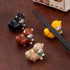 Dog Shape Chopstick Rest Cartoon Spoon Rack Holder Practical Table Decor  Decor