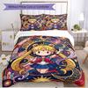 3pcs Duvet Cover Set (1*Duvet Cover + 2*Pillowcase, Without Core), Sailor Moon Print Soft All‑Season Bedding Set, Home Bedroom Decor Gift