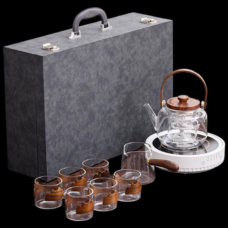 Electric Ceramic Tea Stove & Glass Tea Set