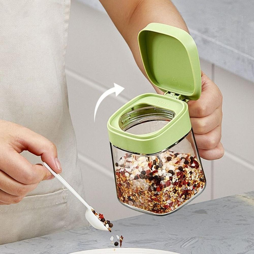 Gewürzdose für den Haushalt, klares Gewürzglas, neues Zuckerglas