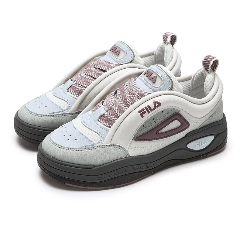 Fila Mix 2 Comfortable Fashion Versatile Low-Top Sneakers Women Sneakers Fog-Gray Snow-Silver F12W442205FVA