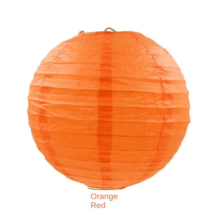 4/6/8/10/12/14/16inch Chinese Paper Ball Lampion Hanging White Wedding Decoration Paper Lanterns Lampshade Birthday Party Decor