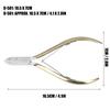 Stainless Steel Professional Nail Cuticle Trimmer Stainless Steel Dead Skin Cutter  For Fingernails